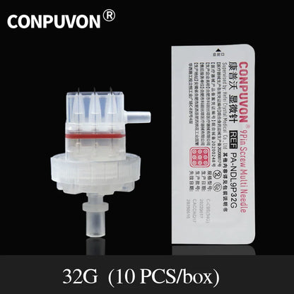 32G/34G Medical Disposable Nine-Needle Head – Pain-Free Ultra-Fine Connection for Beauty Machines