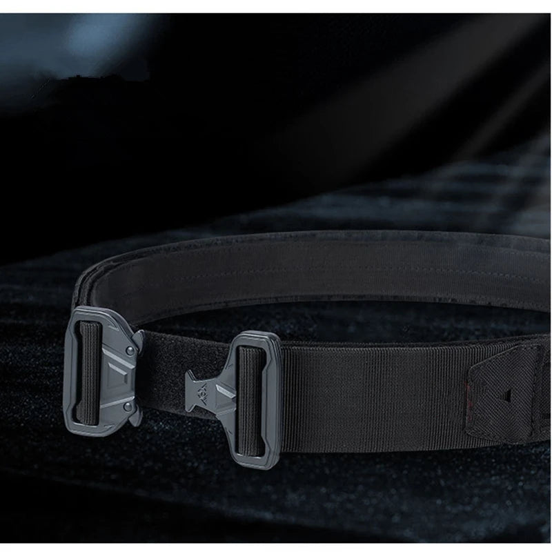 YAKEDA Battle Molle Riggers Belt – Heavy-Duty 3-in-1 Tactical Duty Belt with Anti-Slip Pad & Inner Belt