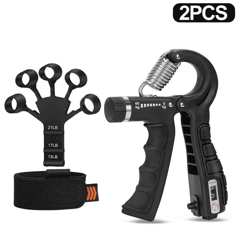Adjustable 5–60Kg Heavy Hand Gripper – Fitness Hand Exerciser & Wrist Strengthener for Finger Training and Recovery