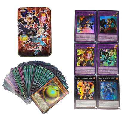 Yu-Gi-Oh! Kaiba Pack 3 Card Deck - English TCG Holographic Blue-Eyes White Dragon Cards with Tin Box