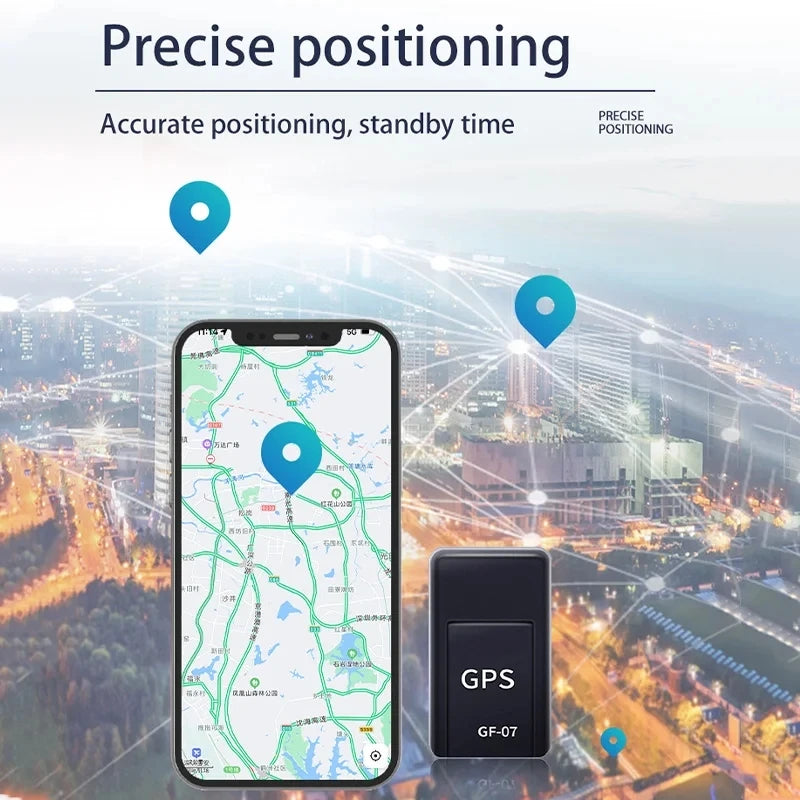 GF-07 GPS Tracker – Compact Car Locator with Remote Precision Positioning