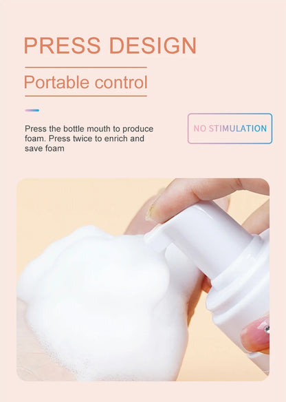 Lash Super Concentrate Mousse – Gentle Eyelash Shampoo Foam for Extensions & Makeup Tools