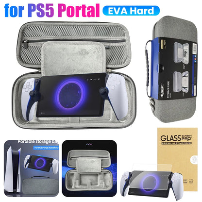 Portable EVA Carrying Case for PS Portal – Hard Storage Bag for Sony PlayStation 5 Portal & Game Accessories