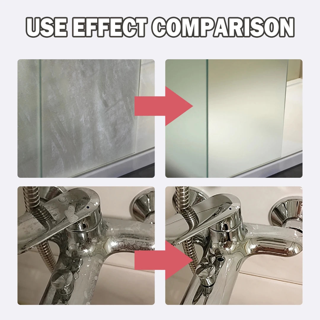 JB-XPCS H71 Bathroom Glass Cleaner - Hard Water Spot and Limescale Remover for Shower Doors, Ceramic Tiles, and Stainless Steel