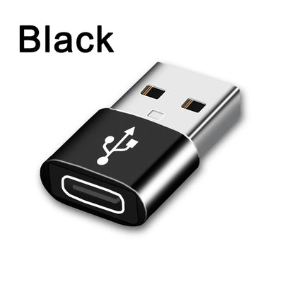 USB-C to USB 2.0 Adapter – Type-C Male to Female Converter for Phones, PCs & Laptops