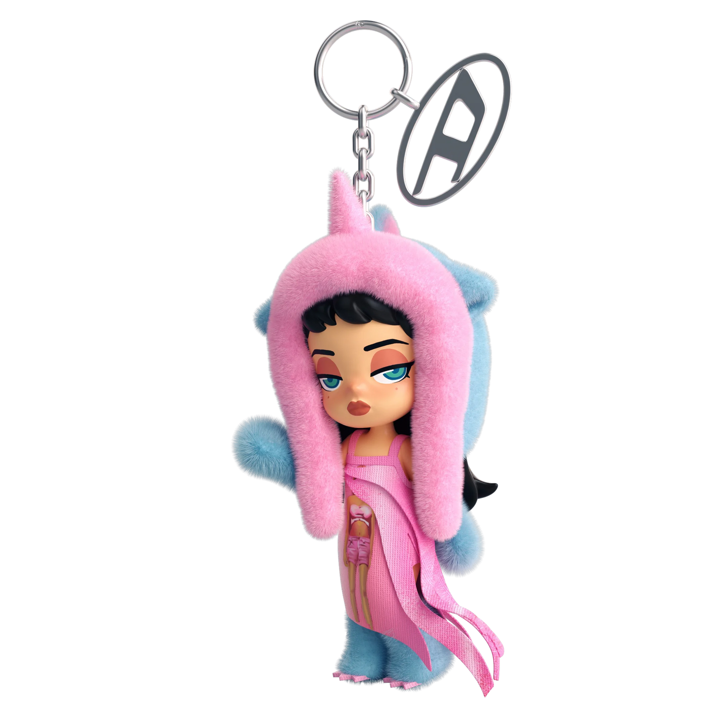 DIESEL x Dolores Limited Edition Plush Pendant – Hanging Bag Accessory Toy