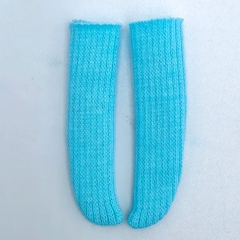 Blythe Doll Socks — Long Stockings in Black, White, Pink & Candy Colors for OB24, OB22, Azone Dolls