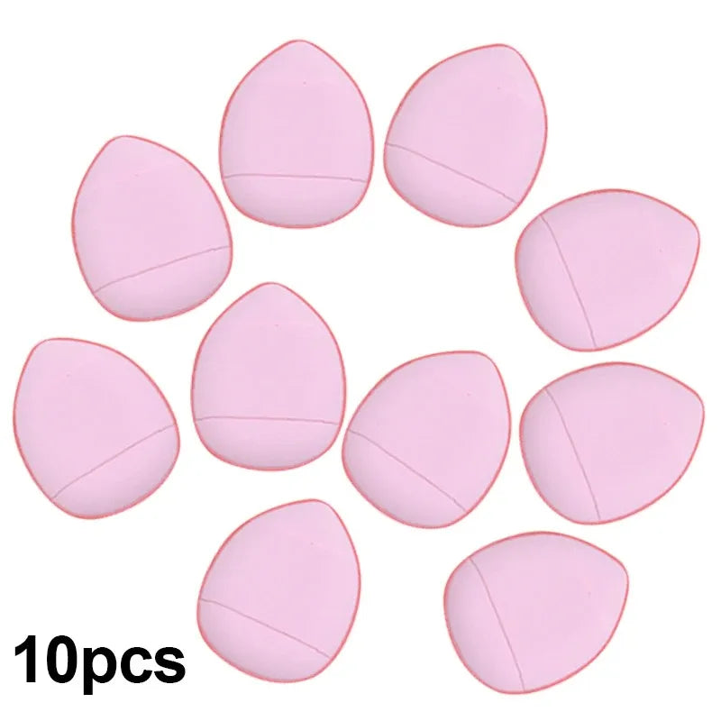 Mini Finger Makeup Puff Sponge Set - Small Air Cushion Applicator for Foundation, BB Cream & Concealer Application