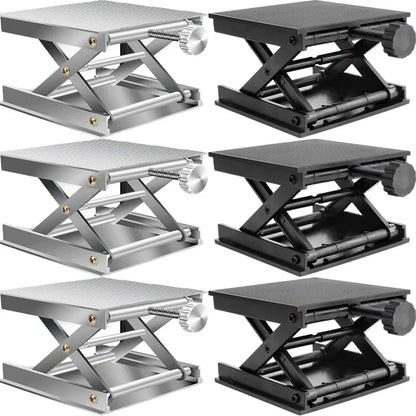 Adjustable Lifting Stand for Woodworking - Support Platform for Engraving Machinery, Construction and Workshop Projects
