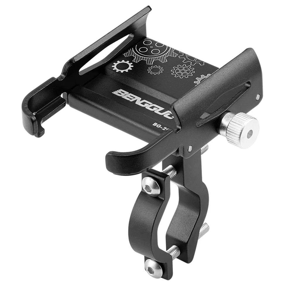 360° Rotatable Aluminum Alloy Bicycle & Motorcycle Phone Holder – MTB Bike GPS Handlebar Mount Stand