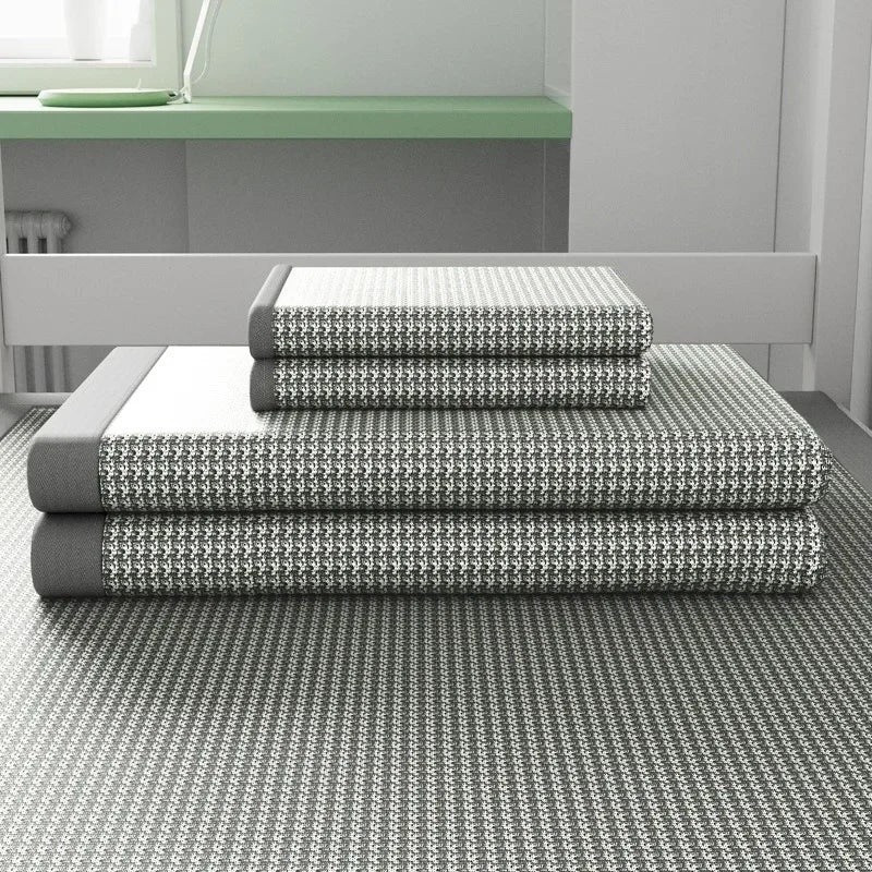 Summer Cooling Ice Silk Mat - Breathable Jacquard Sleeping Pad for Home & Travel