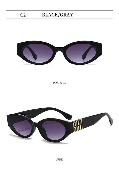 Luxury MUI MUI Designer Glasses – Stylish Cateye Eyewear for Women & Men, UV400 Protection