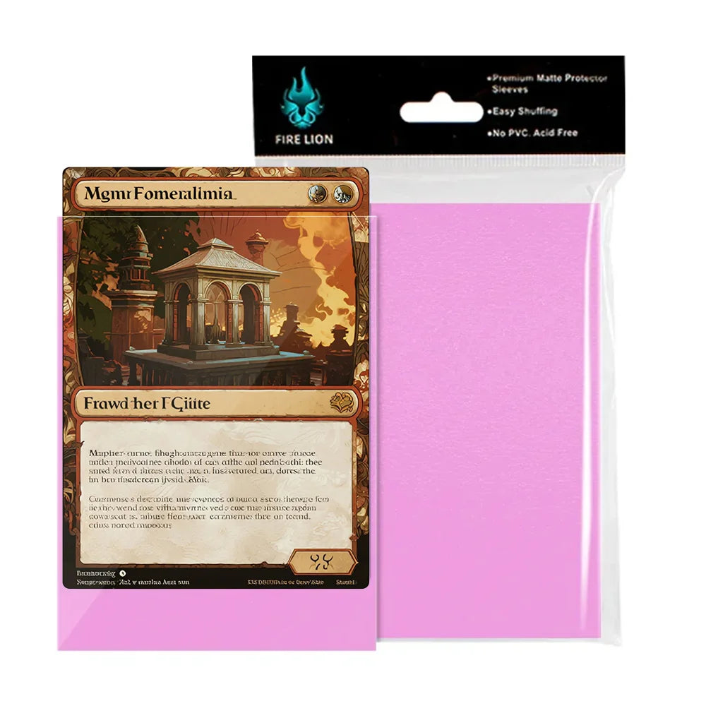 100Pcs 66×91mm Trading Card Sleeves - Soft Penny Sleeves for MTG, Yu-Gi-Oh! & Baseball Cards