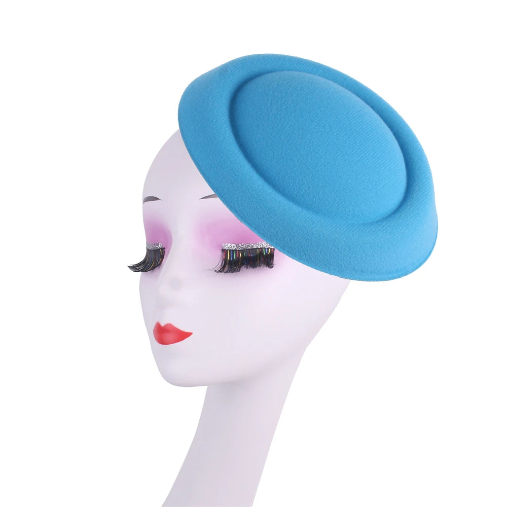 17CM Fascinator Bases for DIY Hair Accessories - Ladies' Wedding Hat, Millinery Cap for Bridal Chapeau