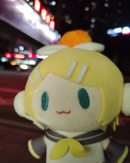 15cm Hatsune Miku Plush Toy – Kawaii Kagamine Len & Rin Stuffed Doll Collection, Perfect Kid Gift Ornament