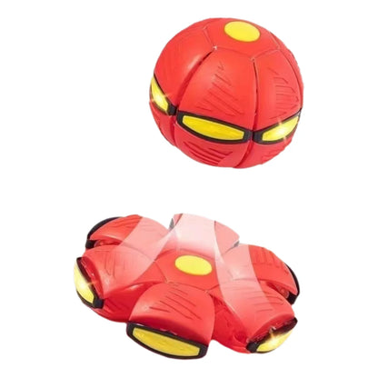 Blue Flying Saucer Deformation Ball Toy – Outdoor Parent-Child Foot Pressure Magic Vent Stress Relief Sports Toy