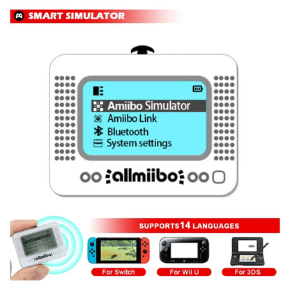 Allmiibo Chargeable Bluetooth Emulator – Universal Amiibo Writer for Nintendo Switch & Wii U