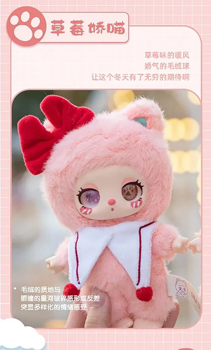 Liila Lucky Cat V3 Series Blind Box Toy – Plush Vinyl Pendant Doll, Kawaii Anime Figure Handbag Charm for Girls Gift