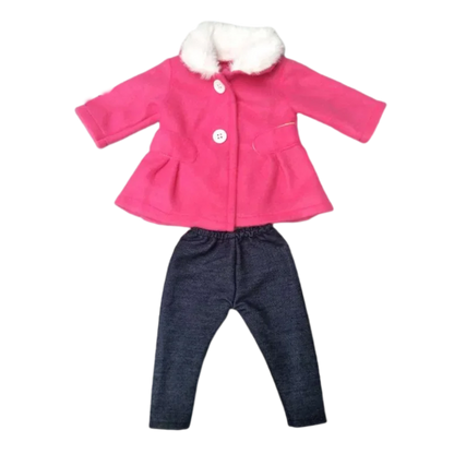 18" American Doll Clothes Set — Jacket and Pants Outfit for Baby Dolls