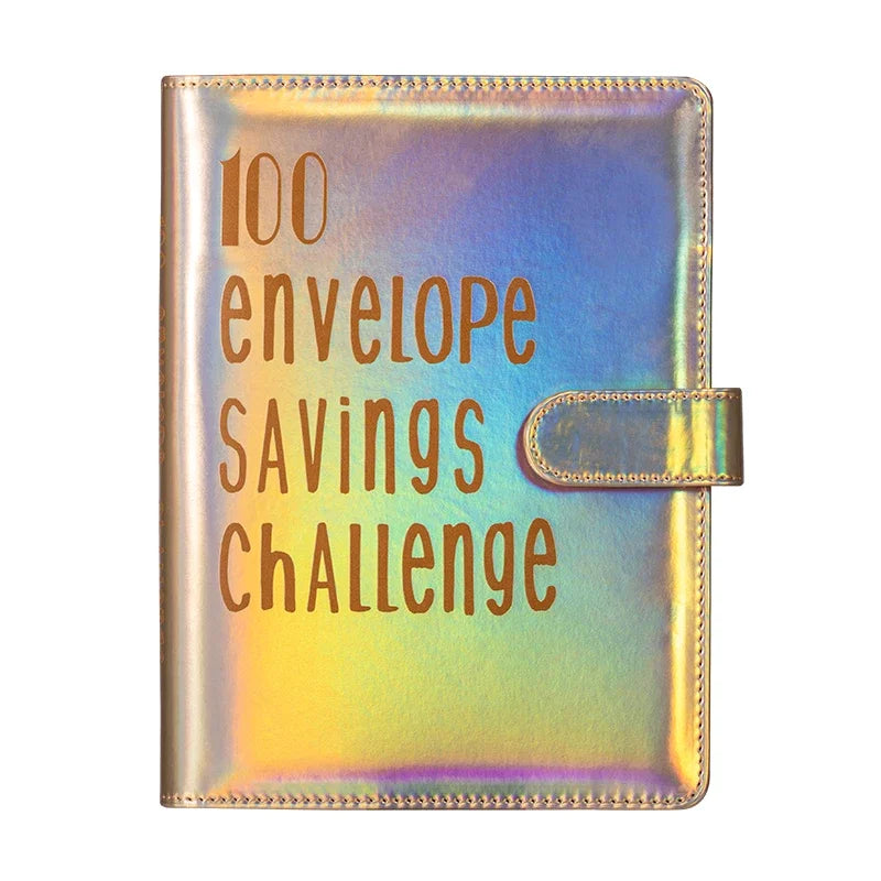 100 Envelope Challenge Binder – Savings Challenge Loose-Leaf Budget Binder with Cash Envelopes, Money Organizer System