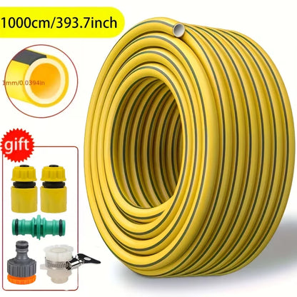 Heavy-Duty Rubber Garden Hose 5/10/20M – Leak-Proof, Wear & Scratch Resistant All-Season Water Hose for Home, Balcony & Car Washing