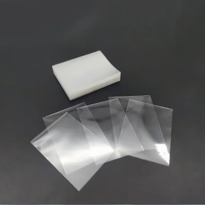 100PCS Transparent Card Sleeves – Various Sizes for Magic, Tarot, Poker & Board Game Card Protection