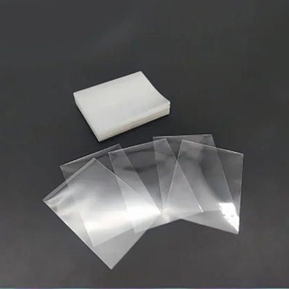 100PCS Transparent Card Sleeves – Various Sizes for Magic, Tarot, Poker & Board Game Card Protection