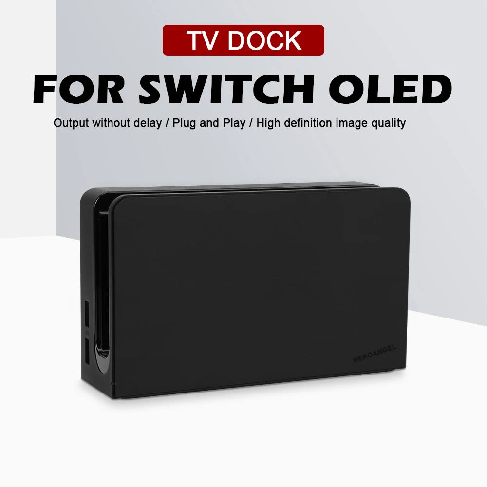 New Charging Dock Adapter for Nintendo Switch OLED – TV Dock Station Stand for Switch OLED Console