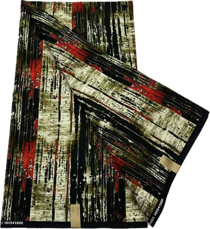 100% Cotton African Ankara Wax Fabric - Soft Real Wax Print for Dresses