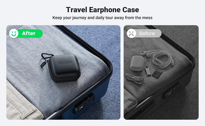 UGREEN Hard Earphone Case – Protective Headphone Bag for AirPods, EarPods, Sennheiser, Bluetooth Earphones