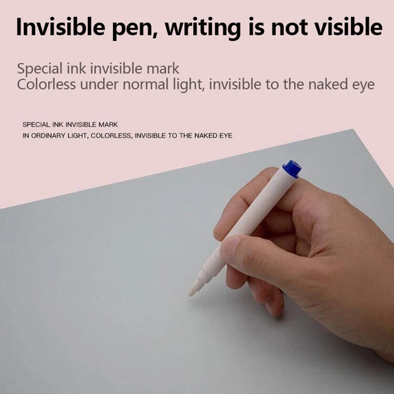 Monochrome UV Invisible Ink Pen — Creative Ultraviolet Magic Highlighter for Kids Party Favors & Gifts