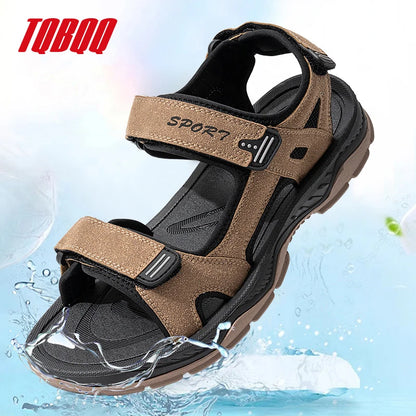 Men’s Summer Beach Sandals – Breathable Quick-Dry Water Shoes | Retro Comfortable Casual Holiday Sandals for Outdoor & Beach Wear