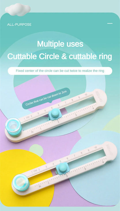 360° Adjustable Round Cutting Knife – DIY Compass Circle Cutter for Scrapbooking & Paper Crafts