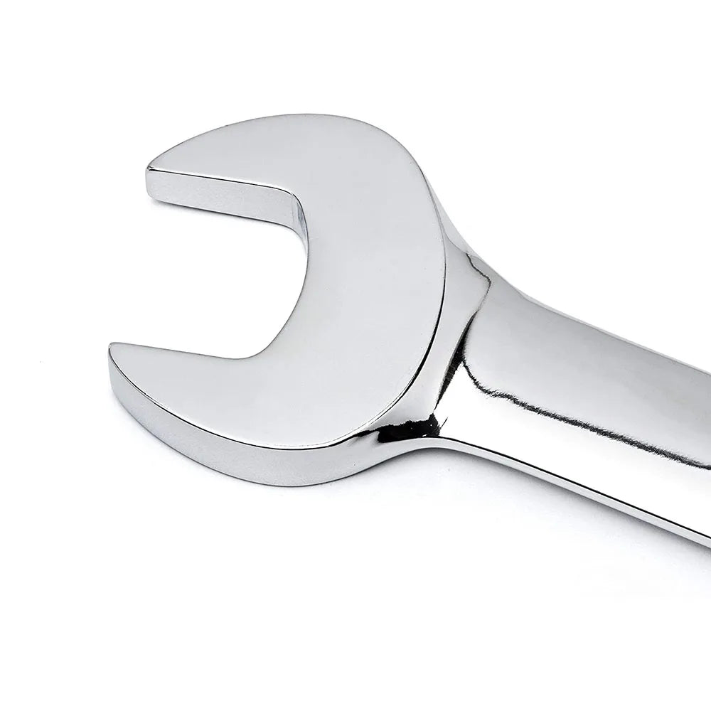 6-22mm Metric Ratcheting Combination Wrench Set – Flex Head Chrome Vanadium Steel Spanners with Carry Bag
