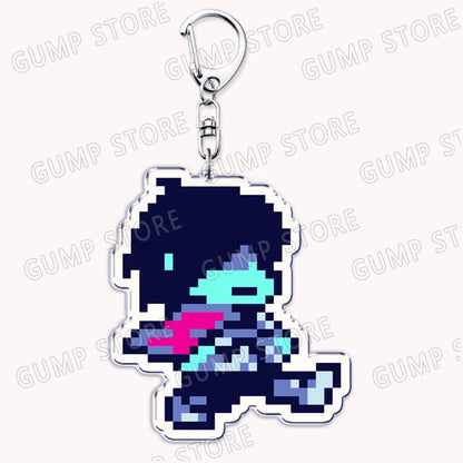 Deltarune & Undertale Keychains – Ralsei, Kris, Susie & Spamton Fan Gaming Accessories
