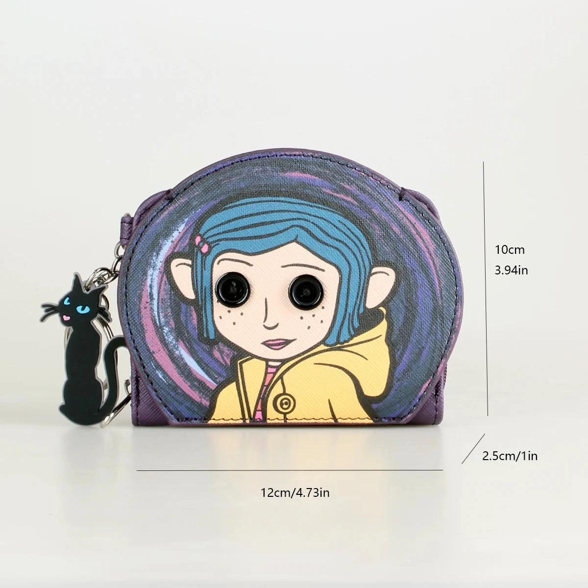 Caroline Sweet Cartoon Coin Purse — Cute Mini Wallet and Portable Card Holder for Daily Use