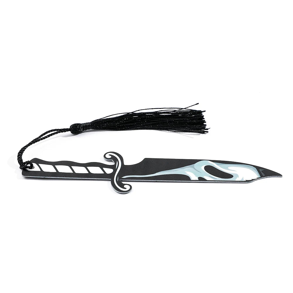 Anime Horror Killer Fruit Knife Series Bookmarks - Acrylic Bookmarks for Fans and Book Lovers, Ideal as Reading Markers