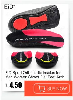EiD Magnetic Therapy Foot Insoles – Soft Acupressure Sports Cushion for Men & Women