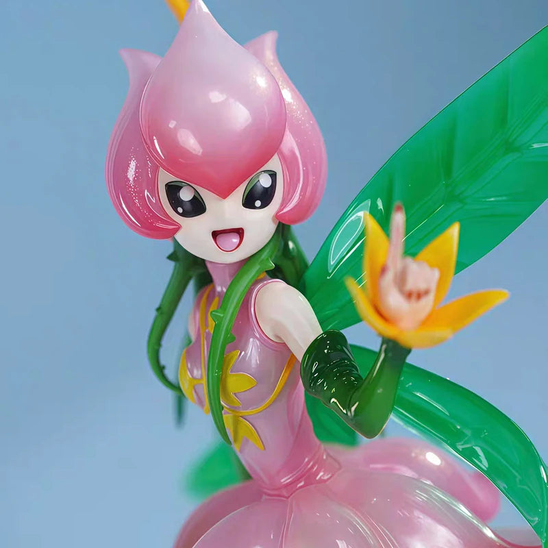17cm Digimon Adventure Lilimon Anime Figure – Cute Collectible Desktop Toy Gift for Kids