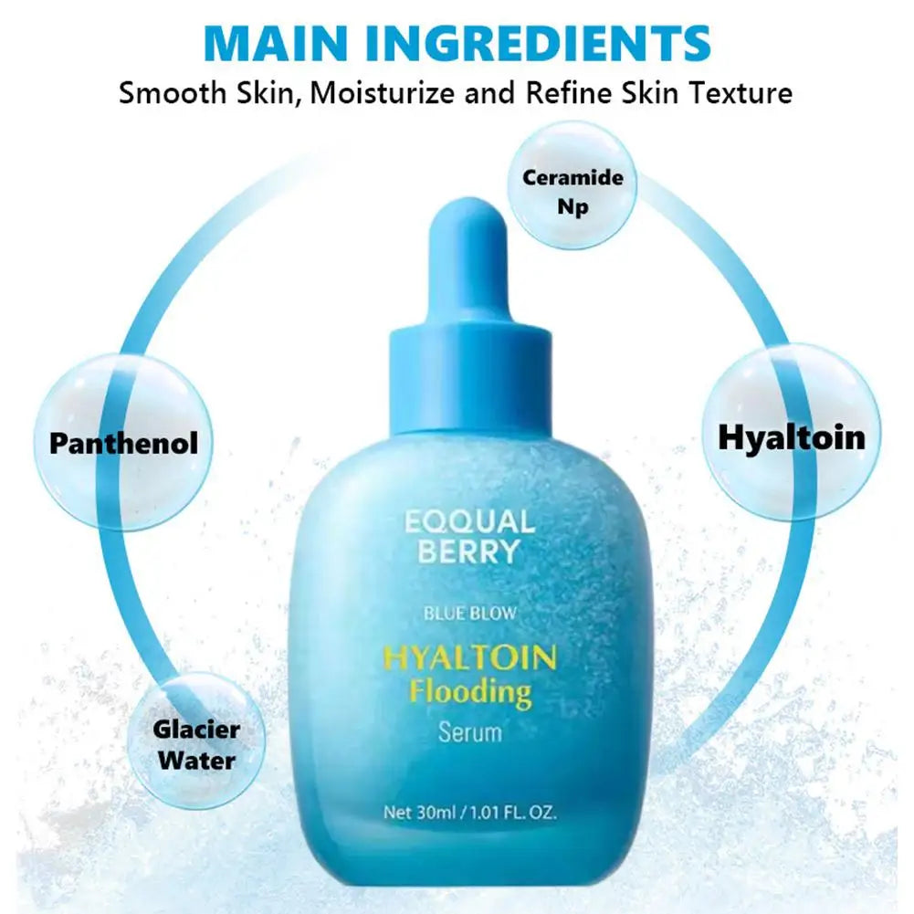 EQQUALBERRY Bakuchiol Plumping Serum 5000 PPM - Retinol Alternative Vitamin C Facial Serum