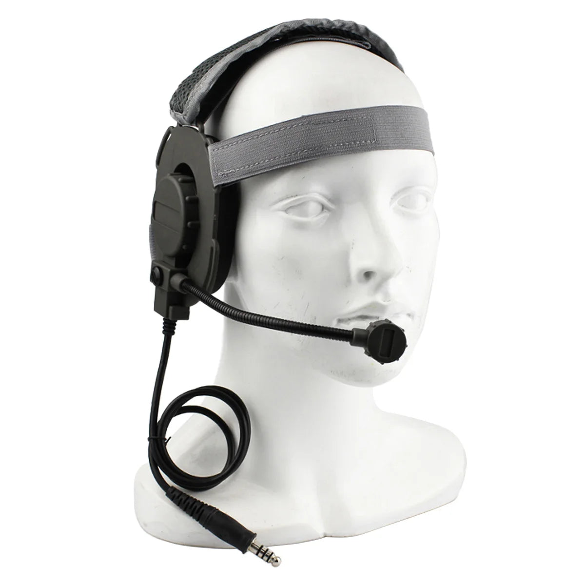 Tactical Bowman Elite II Headset – U94 PTT Communication Headphone for Kenwood & Baofeng UV-5R Radio Accessory