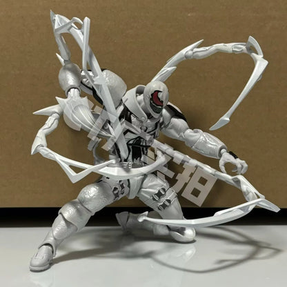 CT White Venom Action Figure – High-Quality KO Model with Accessories, Collectible Figurine Statue Ornament Christmas Gift