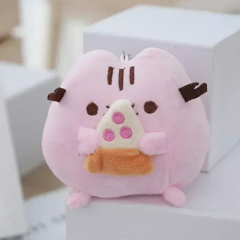 Pusheen Kawaii Cat Plush Toy - Cute Donut, Unicorn, Ice Cream, Pizza, and Cake Stuffed Animal for Gifts and Room Decor