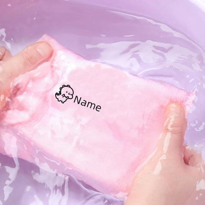 Custom Children’s Name Seal – Double-Layer Black & White Ink Stamp, Waterproof Name Sticker for School & Kindergarten