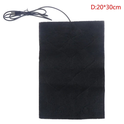 USB Far Infrared High-Temperature Heater – Carbon Fiber Electric Waist & Knee Heating Pad