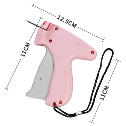 Garment Label Gun — Soft Silicone Pinless Snap Sewing Tool with Anti-Slip Holder