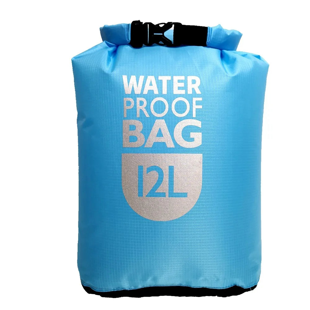 6L/12L Outdoor Dry Bag – Waterproof Sack for Fishing, Boating, Rafting, Kayaking, Floating Accessories