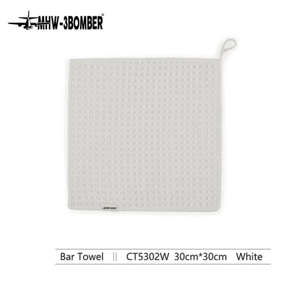 MHW-3BOMBER Barista Coffee Towels – Professional Square Cleaning Cloths for Espresso Machines & Kitchen Use