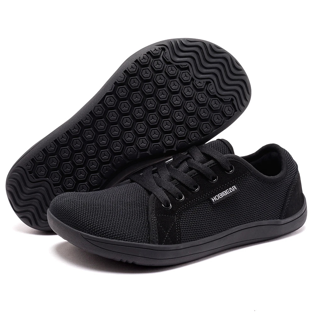 HOBIBEAR Men’s Wide Barefoot Shoes – Unisex Non-Slip Trail Running & Minimalist Walking Sneakers