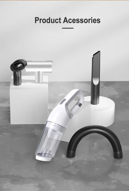 Handheld Rechargeable Vacuum Cleaner – Portable Wireless Dual-Purpose Car & Home Dust Catcher 10000PA